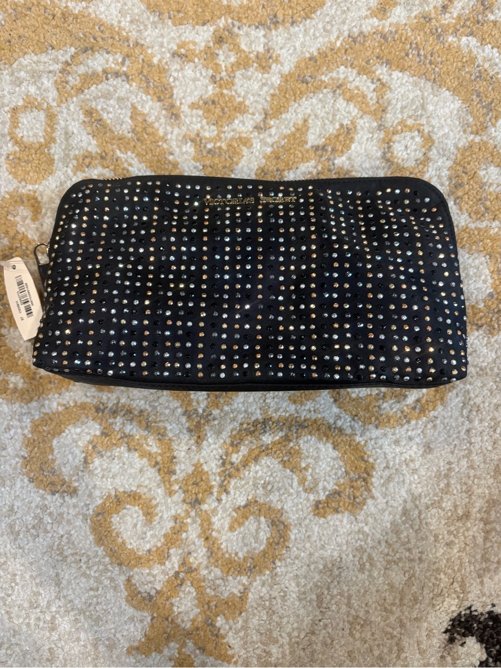 Victoria’s Secret Black Studded Cosmetic Pouch